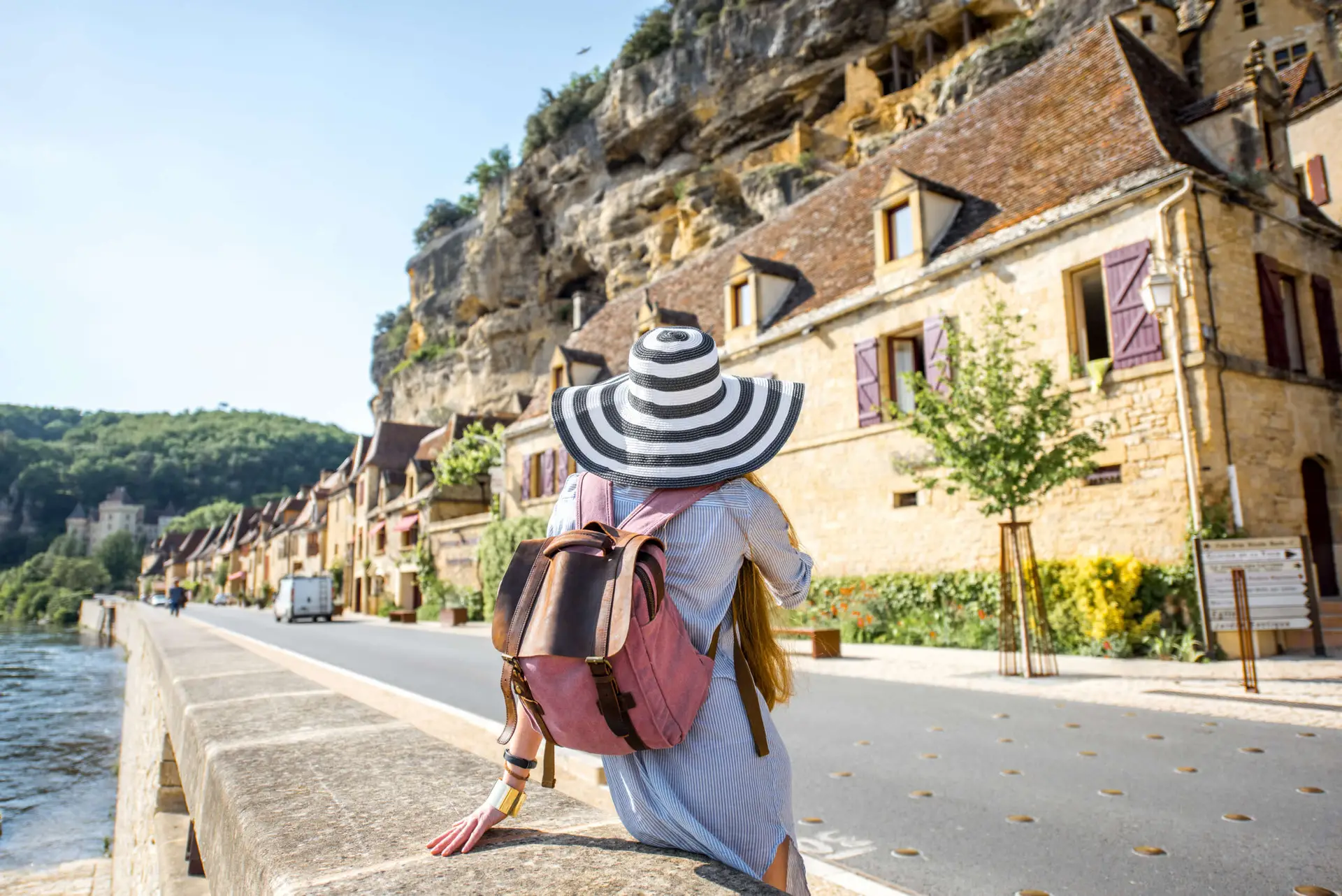 slow tourisme en dordogne à la Roque Gageac